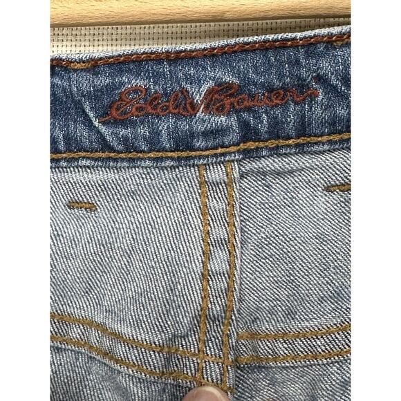Eddie Bauer Women’s Jeans Sz 14R Stretch Natural Fit Straight Leg Preppy Classic - Picture 7 of 16